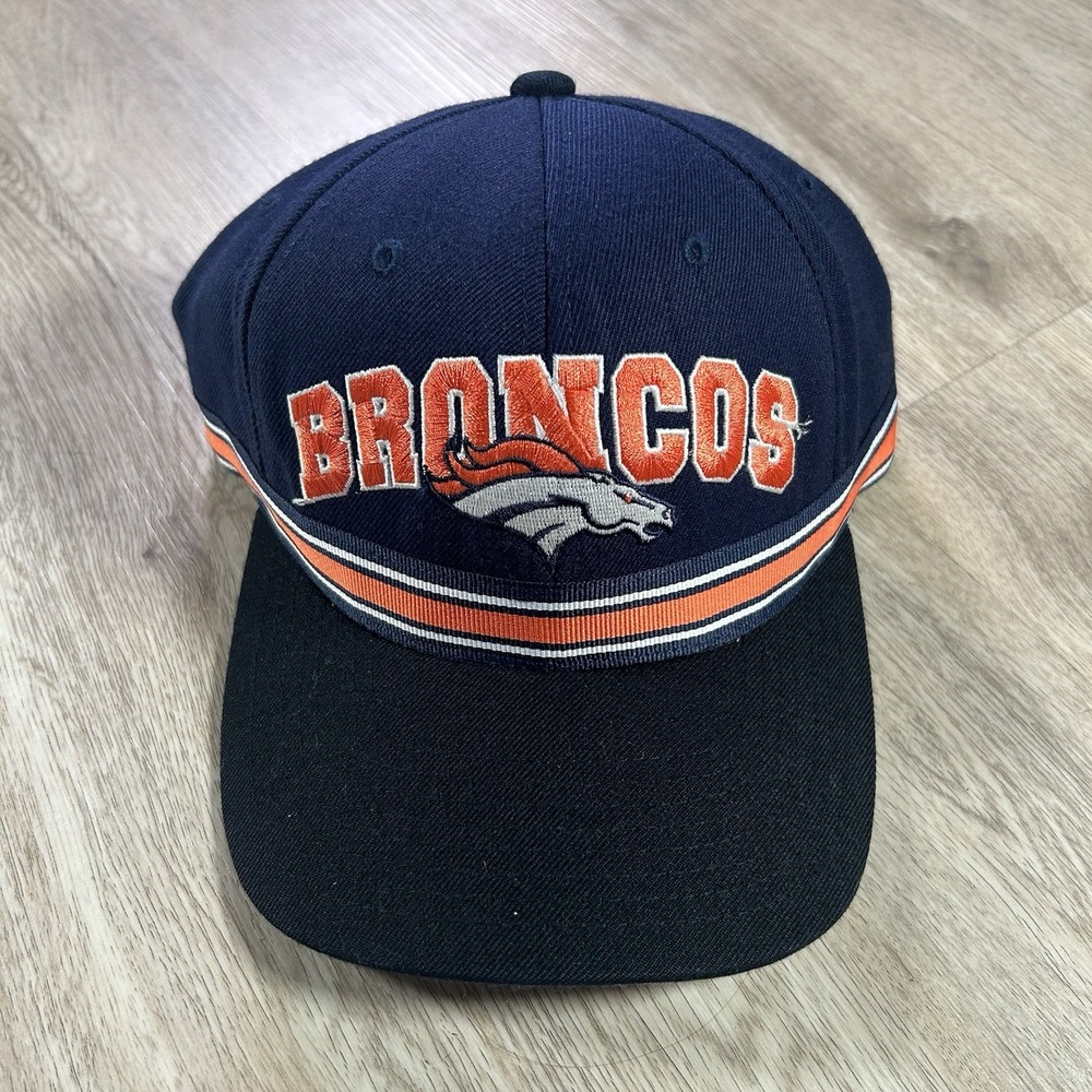 VTG Starter Denver‎ Broncos Strapback Hat NFL Football Blue Cap